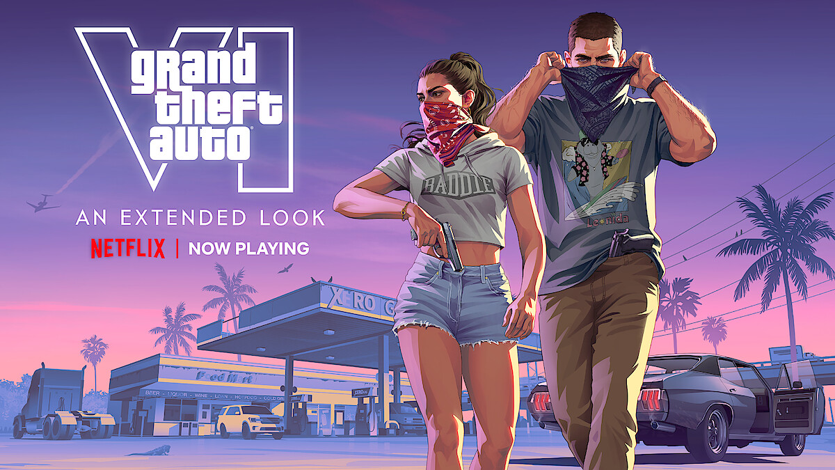 Jason e Lucia nell'anteprima gameplay di GTA 6 pubblicata su Netflix